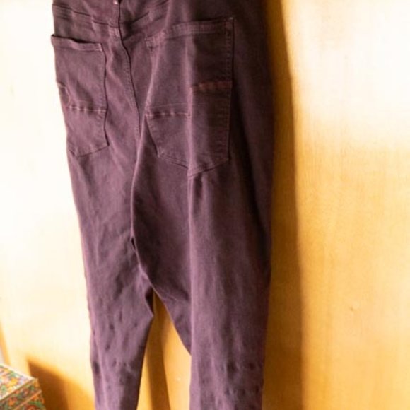 AE Outfitters Super Stretch X & Super High Rise Button Up Jeggings womens 18T - Picture 12 of 14